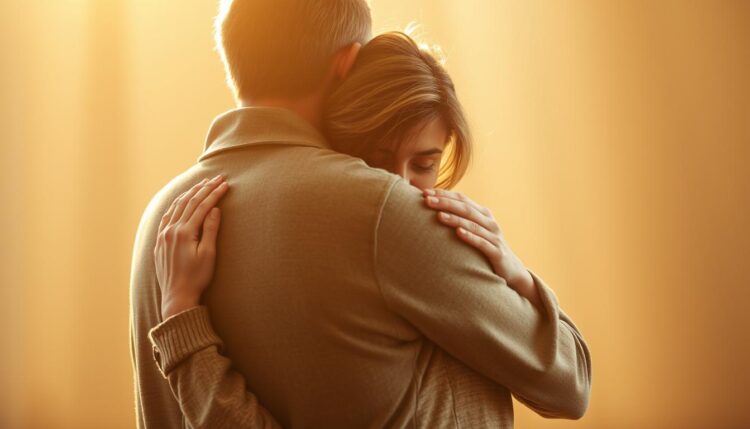when someone’s hug healed more than advice could